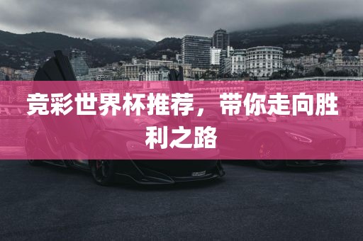 竞彩世界杯推荐，带你走向胜利之路