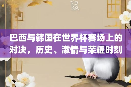 巴西与韩国在世界杯赛场上的对决,历史、激情与荣耀时刻