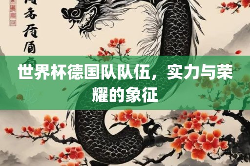 世界杯德国队队伍,实力与荣耀的象征