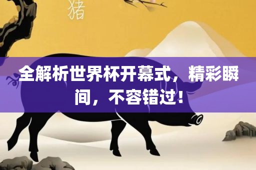 全解析世界杯开幕式,精彩瞬间,不容错过!