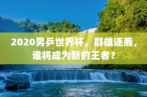 2020男乒世界杯,群雄逐鹿,谁将成为新的王者?