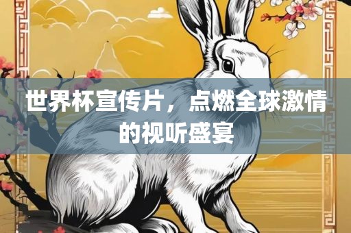 世界杯宣传片，点燃全球激情的视听盛宴