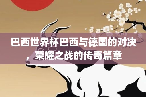 巴西世界杯巴西与德国的对决,荣耀之战的传奇篇章