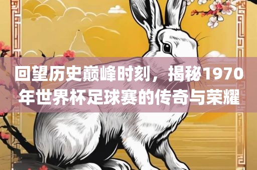回望历史巅峰时刻,揭秘1970年世界杯足球赛的传奇与荣耀