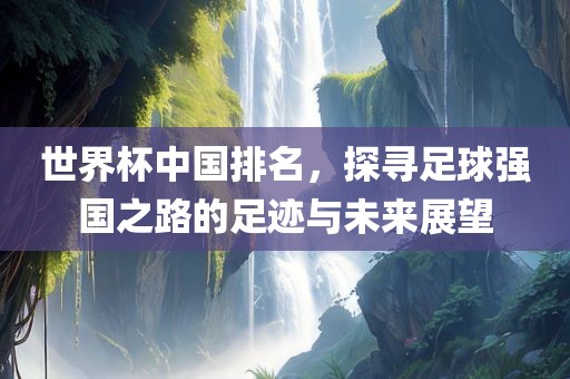 世界杯中国排名,探寻足球强国之路的足迹与未来展望