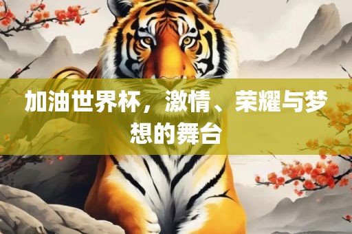 加油世界杯,激情、荣耀与梦想的舞台