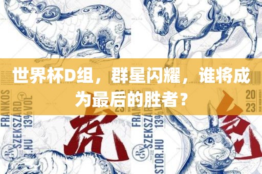 世界杯D组,群星闪耀,谁将成为最后的胜者?