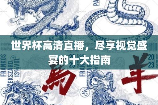 世界杯高清直播,尽享视觉盛宴的十大指南