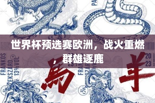 世界杯预选赛欧洲,战火重燃,群雄逐鹿