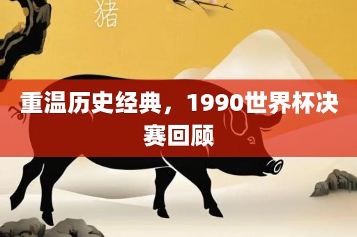 重温历史经典,1990世界杯决赛回顾