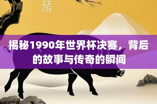 揭秘1990年世界杯决赛,背后的故事与传奇的瞬间