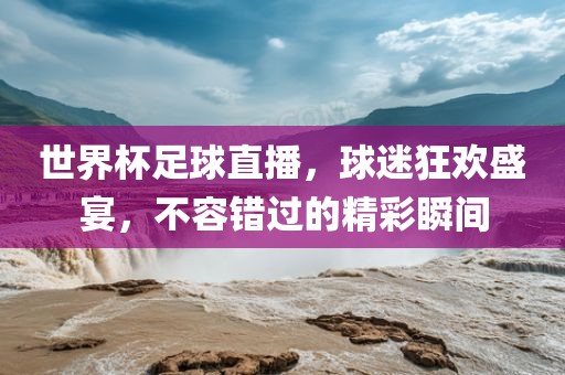 世界杯足球直播,球迷狂欢盛宴,不容错过的精彩瞬间