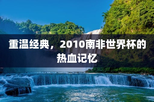 重温经典，2010南非世界杯的热血记忆