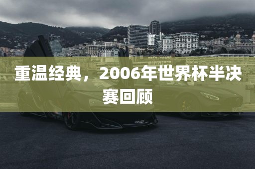 重温经典,2006年世界杯半决赛回顾