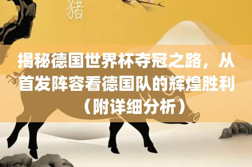 揭秘德国世界杯夺冠之路，从首发阵容看德国队的辉煌胜利（附详细分析）