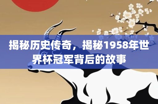 揭秘历史传奇，揭秘1958年世界杯冠军背后的故事
