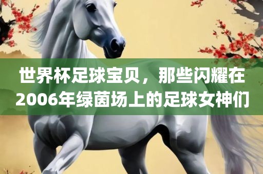 世界杯足球宝贝,那些闪耀在2006年绿茵场上的足球女神们