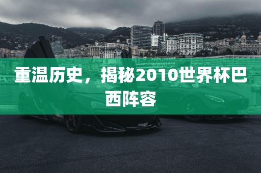 重温历史,揭秘2010世界杯巴西阵容