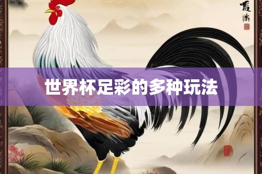 世界杯足彩的多种玩法