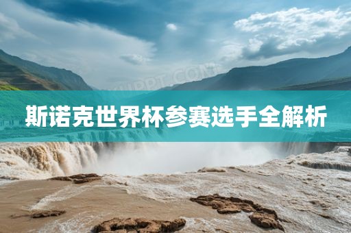 斯诺克世界杯参赛选手全解析