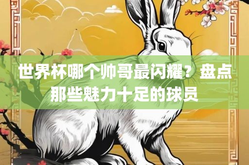 世界杯哪个帅哥最闪耀?盘点那些魅力十足的球员