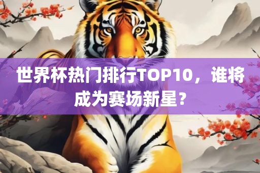 世界杯热门排行TOP10,谁将成为赛场新星?