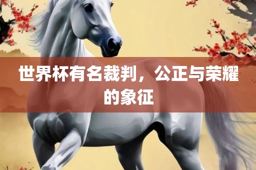 世界杯有名裁判,公正与荣耀的象征